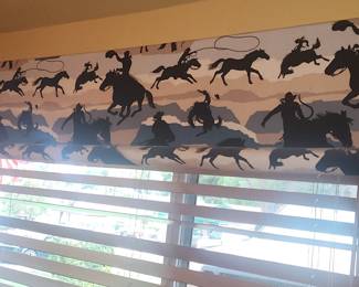 Custom made Cowboy Valance $50