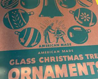 Vintage Shiny Brite RED ornaments