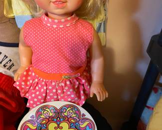 Vintage 1968 Mattel Swingy Doll with Record