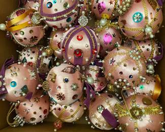 Vintage Sequin Ornaments