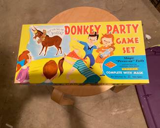 Vintage Donkey Party Game/Box