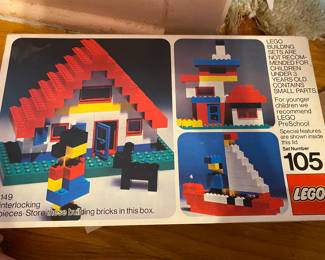Vintage Lego Set #105 with Box