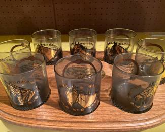 Glasses with Winning Horses