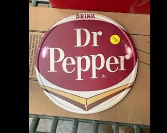 DR PEPPER METAL SIGN