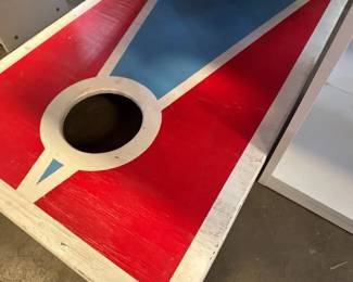 WOODEN CORN HOLE BOARDS