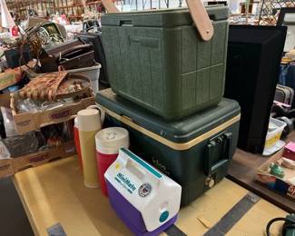 LOT OF COOLERS