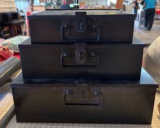 3 LOCK BOXES