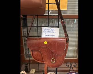 LEATHER SADDLE BAG