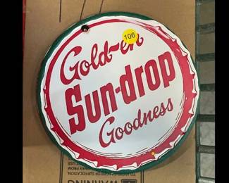 SUNDROP METAL SIGN