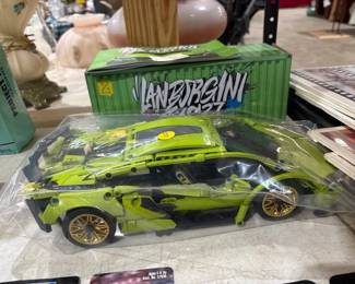 BUILT LAMBO LEGO CAR COMPLETE