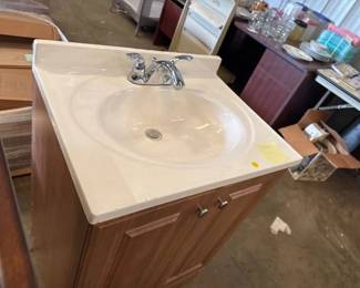 BATHROOM VANITY WITH FAUCET