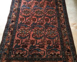 Antique Lilihan Persian Tribal rug 