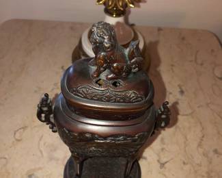 Antique bronze Chinese incense burner