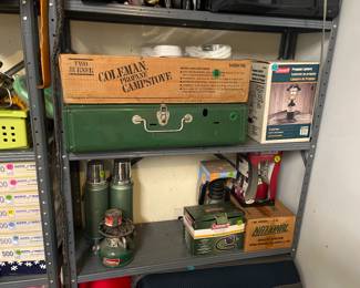 Coleman Stoves new in box and Laturn