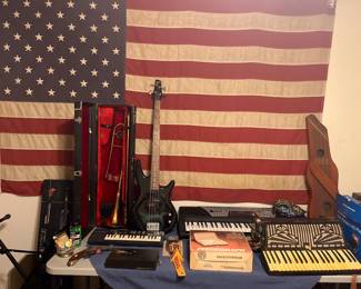 Accordion, Electric Guitar,Trombone,