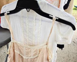 Antique clothing and linens