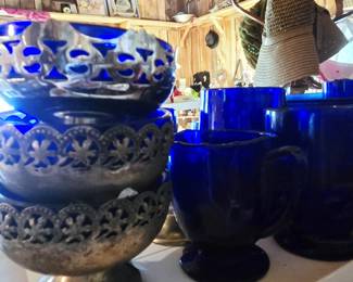 cobalt blue glass
