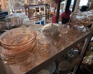 Pink Depression Glass