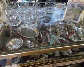 Silver and crystal