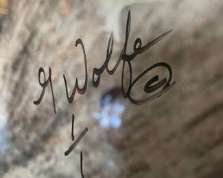Gus Wolfe signature 1/1 print of photograph