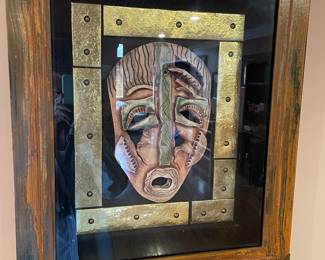 3-D Mask in frame
