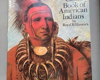 Large Book: The George Carlin Book of American Indians by Royal B. Hassrick