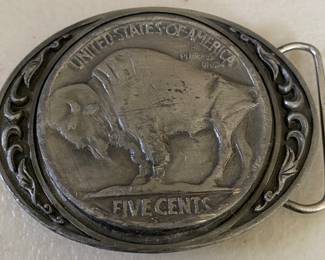 Buffalo Nickel Belt Buckle