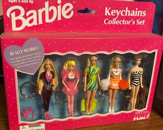 Barbie Keychains Collector's Set