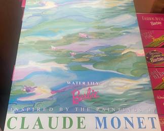 Water Lily Barbie Claude Monet