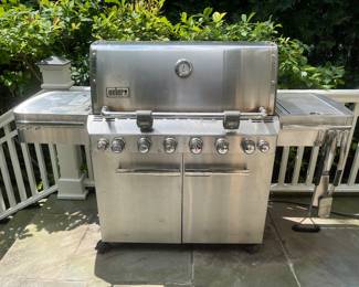 Weber natural gas grill with cover.....