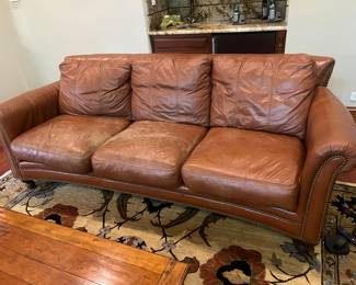 Bradington Young leather sofa