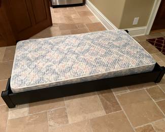 Twin mattress and frame