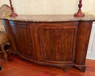 Century Furniture buffet with stone top....