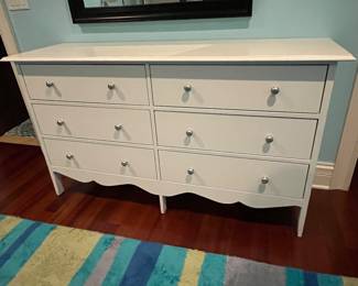 Maine Cottage Furniture white dresser (sold as is)....