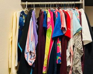 Ladies, clothing just for you. Guys, hang in there for the garage.