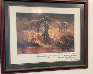 Signed Robert Hagan print