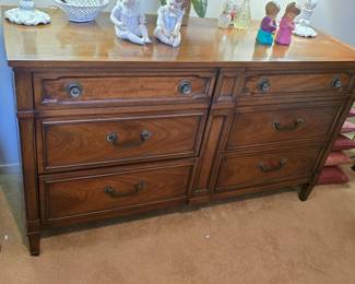 Drexel double chest with mirror