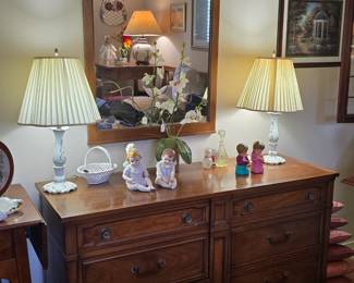 Drexel double chest with mirror