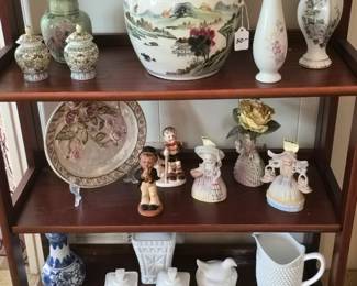 Home decor - China, glass, figurines, pitchers, vases, etc