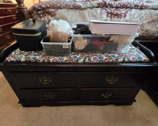 Storage/Hope chest with padded seat