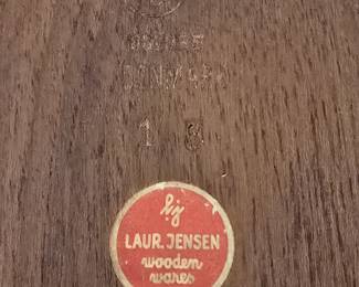 Teak tray by Laur Jensen - Denmark