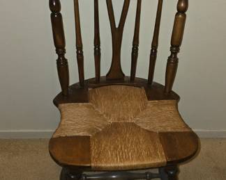 Cane bottom Early American style chair