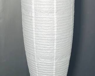 Tall White Paper Floor Lamp