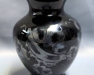 Fenton Hand Painted Vase by Linda Everson