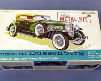 Hubley SJ Duesenberg Classic Metal Kit, 1/18 Scale