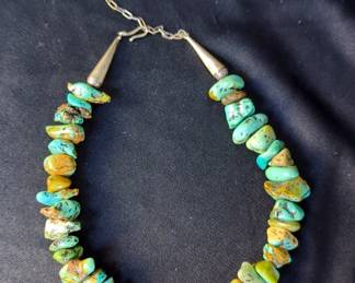 Turquoise Nugget Necklace