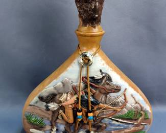 Arts and Crafts by Clarks Native American Decanter