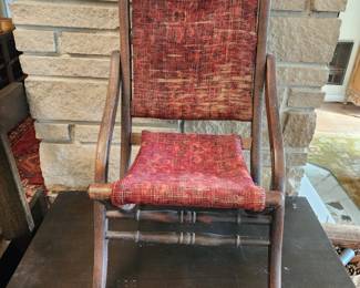 ANTIQUE FOLDING ROCKER