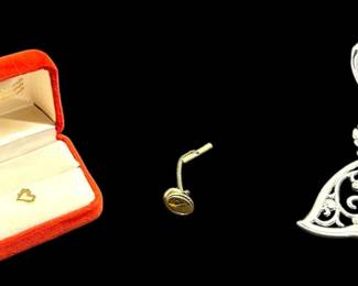 Gold Heart Necklace Charm And More