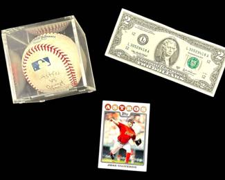 Signed Baseball And More